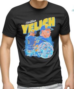 Christian Yelich signature shirt