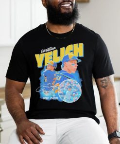 Christian Yelich signature shirt