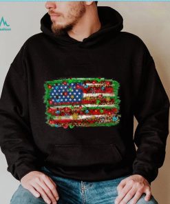 Christmas American Flag Xmas T Shirt