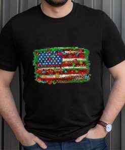 Christmas American Flag Xmas T Shirt