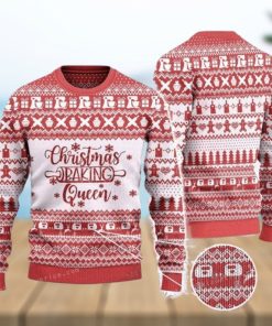 Christmas Baking Queen Baker Gift Ugly Sweater For Woman