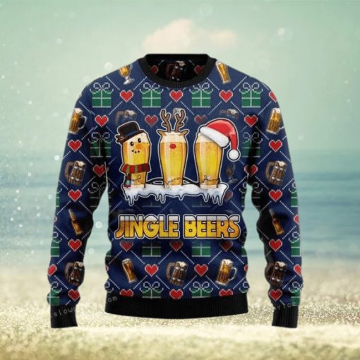 Christmas Beer Reindeer Ugly Sweater Christmas Party