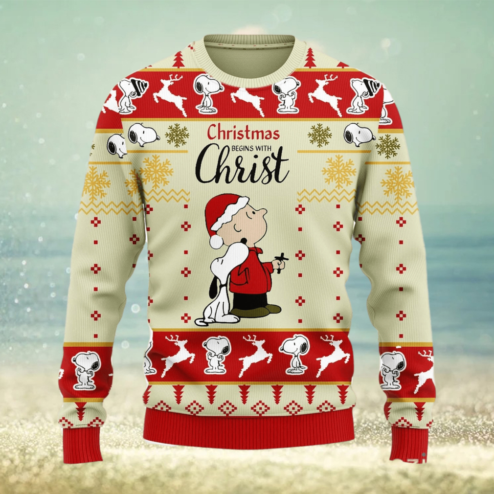 San Francisco 49ers Snoopy Ugly Christmas Sweater