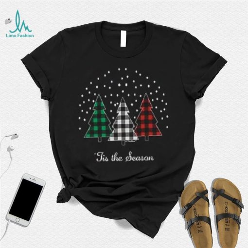 Christmas Clothes Tis The Season Christmas Trees Long Sleeve T Shirt