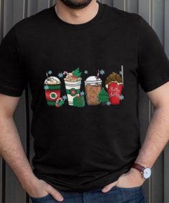 Christmas Coffee Shirt For Women Cute Unisex