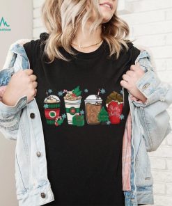 Christmas Coffee Shirt For Women Cute Unisex