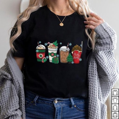 Christmas Coffee Shirt For Women Cute Unisex