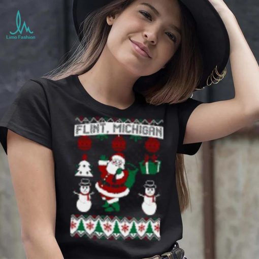 Christmas  Flint Michigan’ Men’s T Shirt