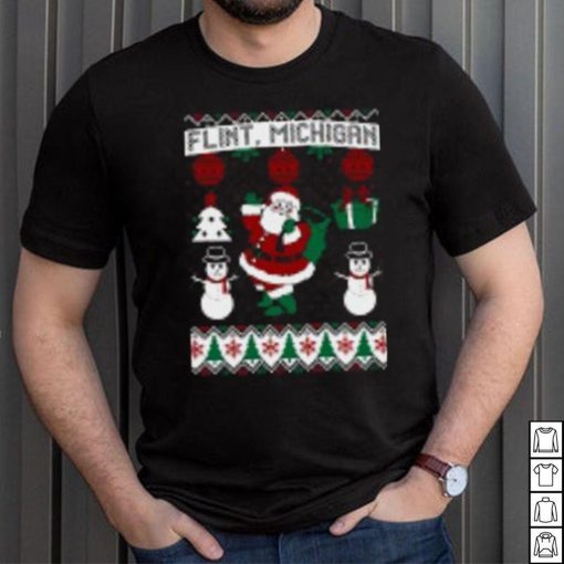 Christmas  Flint Michigan’ Men’s T Shirt