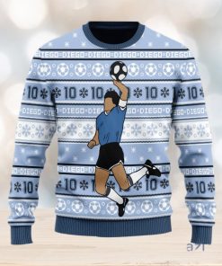 Christmas Gift Number 10 Football Player Men And Women Ugly Christmas Sweater