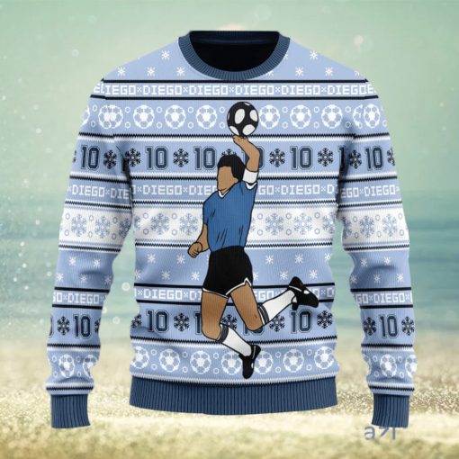 Christmas Gift Number 10 Football Player Men And Women Ugly Christmas Sweater