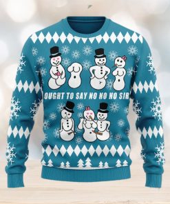 Christmas Gift Ought To Say No No No Sir Men And Women Ugly Christmas Sweater