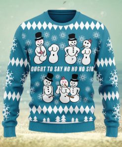 Christmas Gift Ought To Say No No No Sir Men And Women Ugly Christmas Sweater