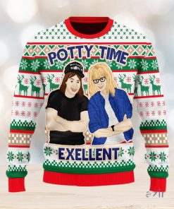 Christmas Gift Potty Time Exellent Men And Women Ugly Christmas Sweater