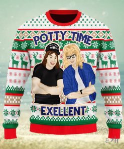 Christmas Gift Potty Time Exellent Men And Women Ugly Christmas Sweater