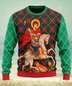 Christmas Gift St. George Men And Women Ugly Christmas Sweater