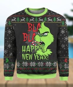 Christmas Grinch Face Womens Ugly Sweater