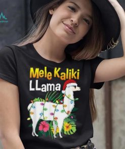 Christmas Hawaiian Quotes Llama X Mas Lights Mele T Shirt