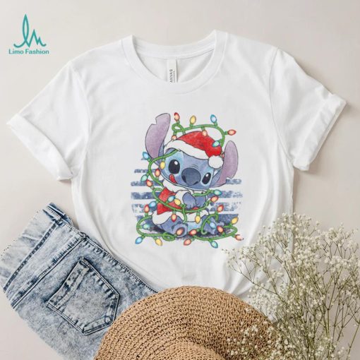 Christmas Lilo And Christmas Lights Stitch T Shirt