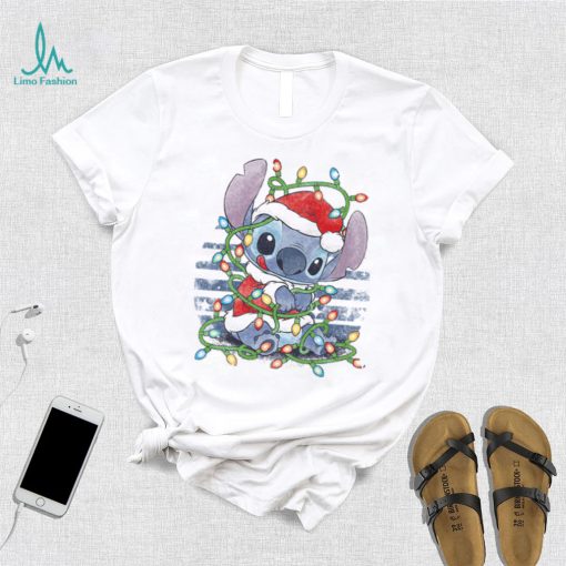 Christmas Lilo And Christmas Lights Stitch T Shirt