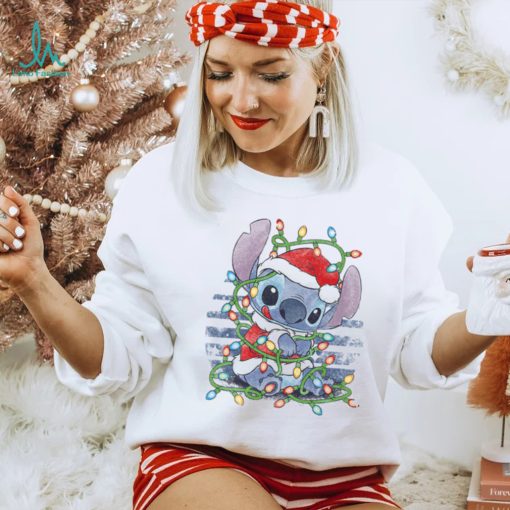 Christmas Lilo And Christmas Lights Stitch T Shirt