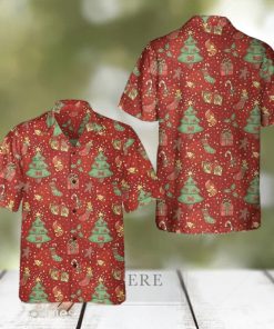 Christmas Pattern Hawaiian Shirt Christmas Button Down Shirt Gifts For Him Her