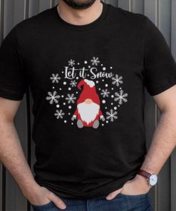 Christmas Santa Claus Let It Snow Shirt