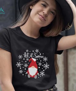 Christmas Santa Claus Let It Snow Shirt