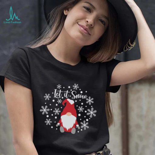 Christmas Santa Claus Let It Snow Shirt