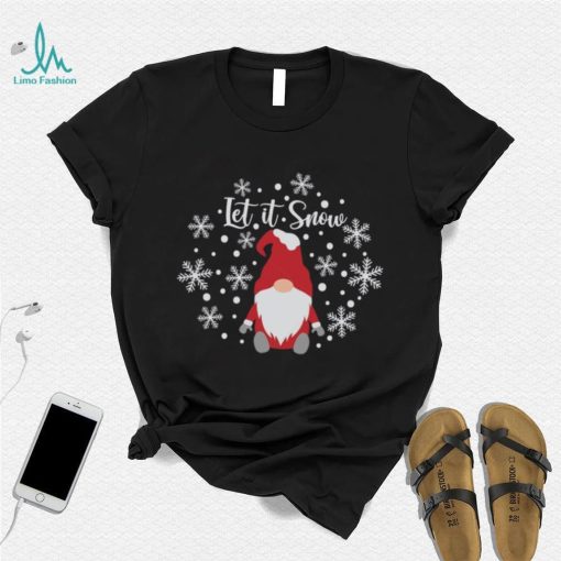 Christmas Santa Claus Let It Snow Shirt