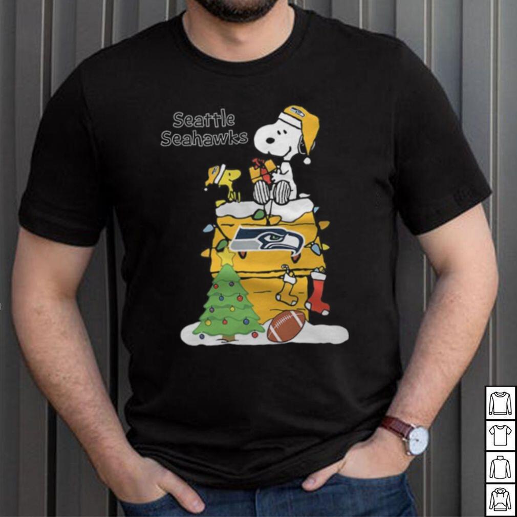 Seattle Seahawks Snoopy Christmas Shirt