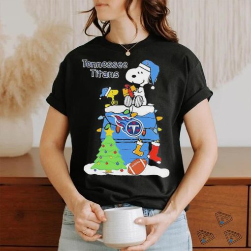 Christmas Snoopy Tennessee Titans Shirt, hoodie, sweater and long