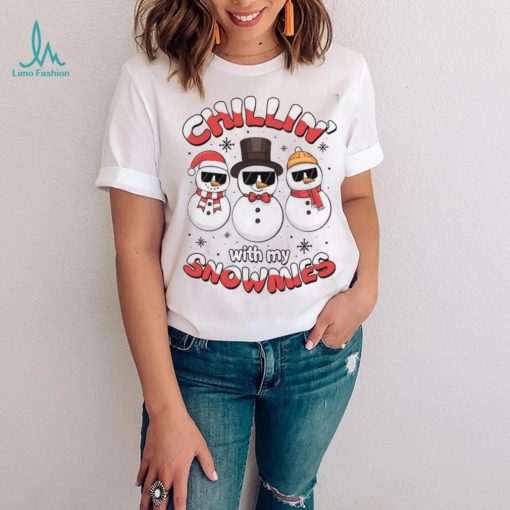 Christmas Snowman Shirt Chillin With My Snowmies Sweatshirt