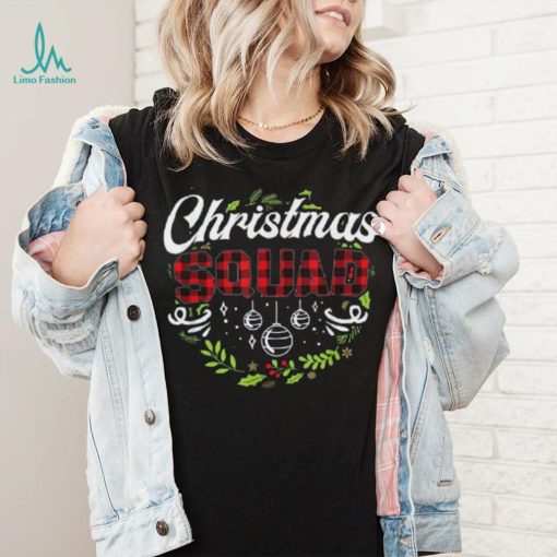 Christmas Squad Family Group Matching Christmas Pajama Party Unisex Shirt