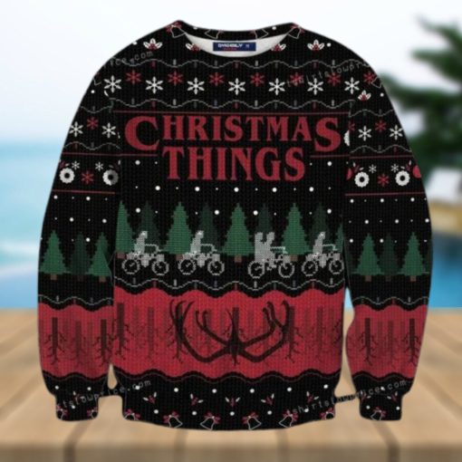 Christmas Stranger Things Ugly Sweater For Woman