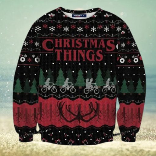 Christmas Stranger Things Ugly Sweater For Woman