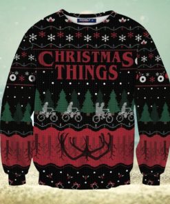 Christmas Things Unisex Wool Sweater Ugly Christmas Sweater 3D