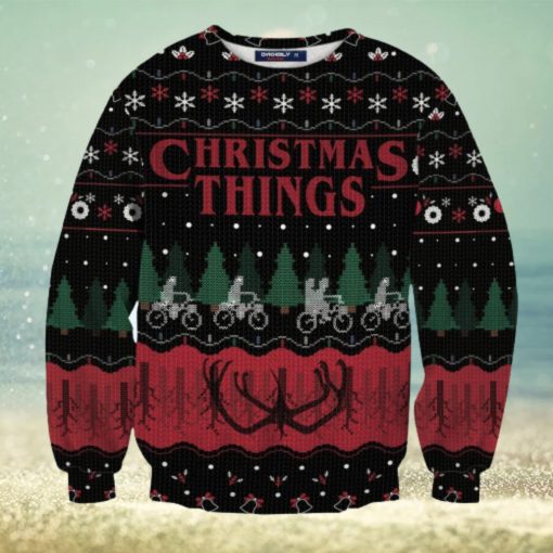 Christmas Things Unisex Wool Sweater Ugly Christmas Sweater 3D