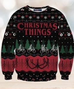 Christmas Things Unisex Wool Sweater Ugly Christmas Sweater 3D