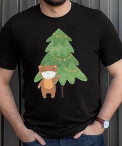Christmas Tree And Quarantine Bear T Shirt