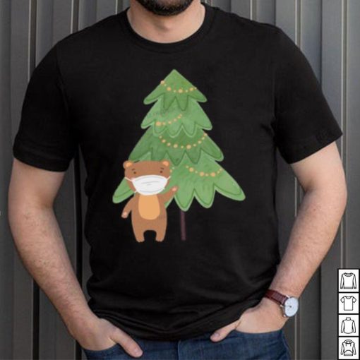 Christmas Tree And Quarantine Bear T Shirt