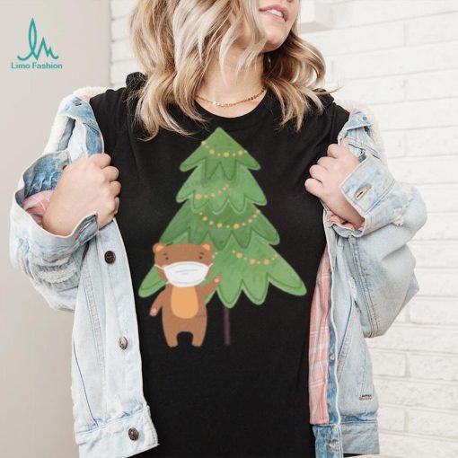 Christmas Tree And Quarantine Bear T Shirt