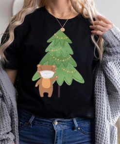 Christmas Tree And Quarantine Bear T Shirt