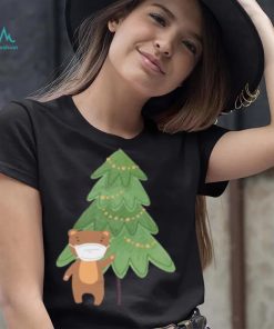 Christmas Tree And Quarantine Bear T Shirt