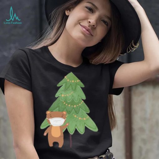 Christmas Tree And Quarantine Bear T Shirt