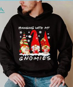 Christmas hanging with my gnomies funny gnome lover xmas shirt