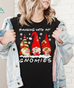 Christmas hanging with my gnomies funny gnome lover xmas shirt