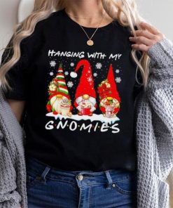 Christmas hanging with my gnomies funny gnome lover xmas shirt