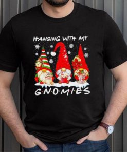 Christmas hanging with my gnomies funny gnome lover xmas shirt