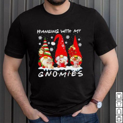 Christmas hanging with my gnomies funny gnome lover xmas shirt
